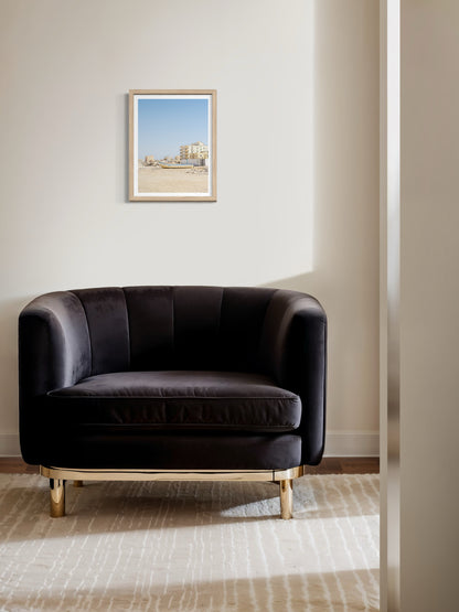 Amarré dans le désert - 40x30