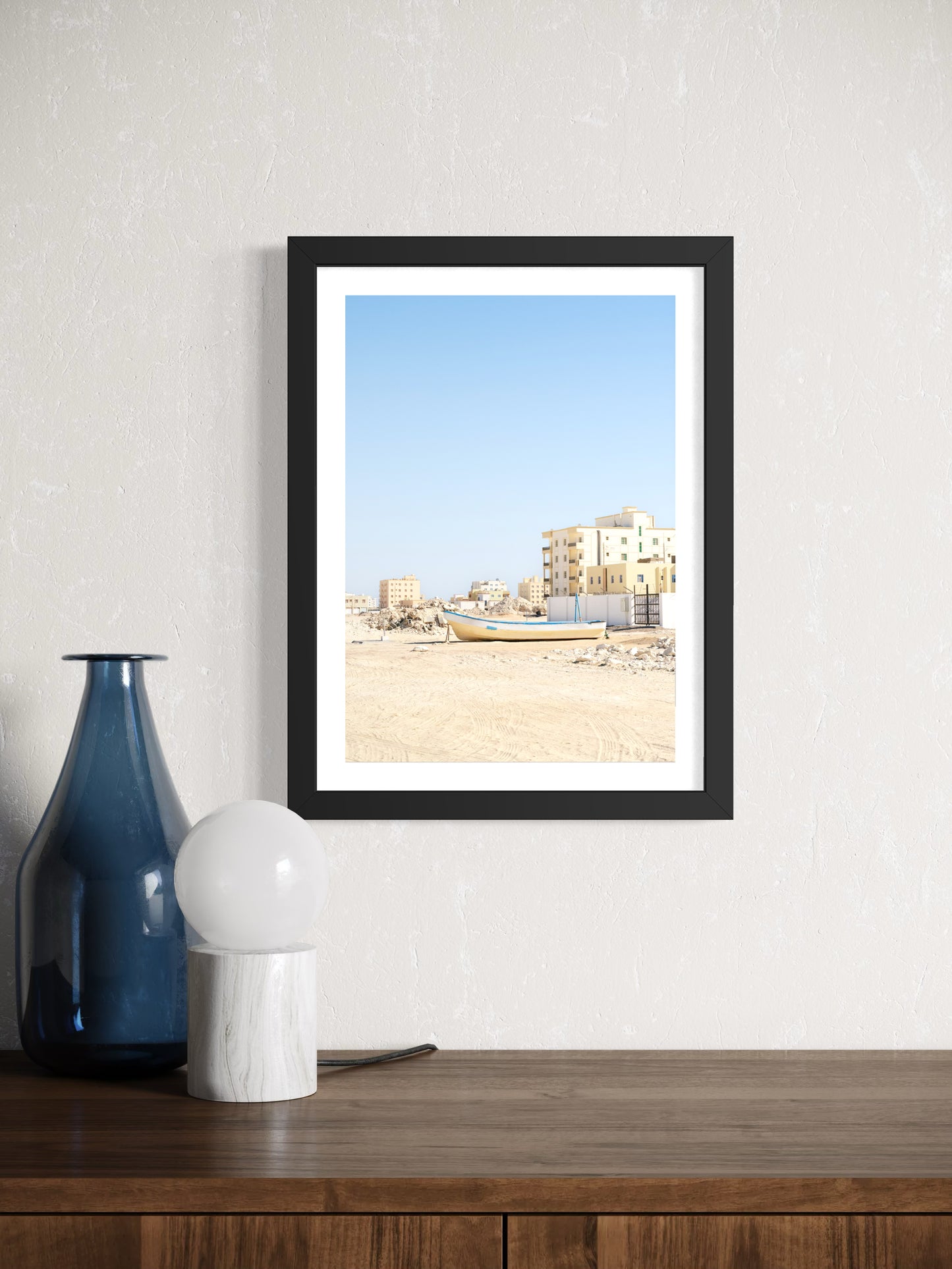 Amarré dans le désert - A4 + Livre "souffle aride"